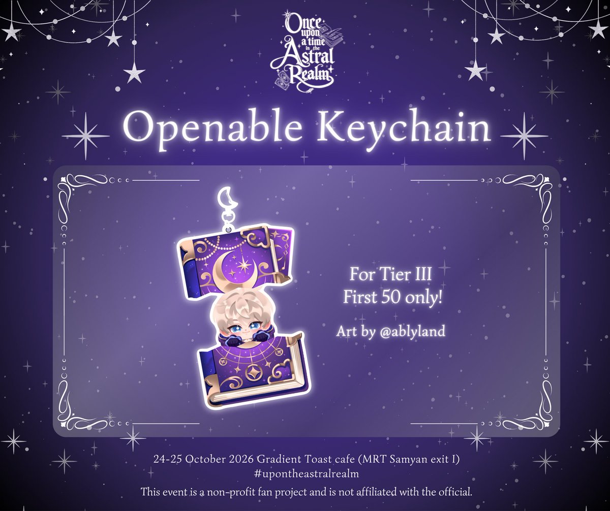 uponastralrealm's tweet photo. ⋆˚࿔ 𝐃𝐨𝐧𝐚𝐭𝐢𝐨𝐧 𝐩𝐫𝐞𝐯𝐢𝐞𝐰 𝜗𝜚˚⋆
Oᴘᴇɴᴀʙʟᴇ Aᴄʀʏʟɪᴄ Kᴇʏᴄʜᴀɪɴ
Art by @ablyland
──── ⋆⋅ ✶ ⋅⋆ ────
ในหนังสือมีอะไรอยู่กันนะ
โอ๊ะ
นั่นเซเวียร์นี่นา!
──── ⋆⋅ ✶ ⋅⋆ ────
#UpontheAstralRealm #LoveandDeepspaceTH
#LADTH #LADTH_HBDXavier