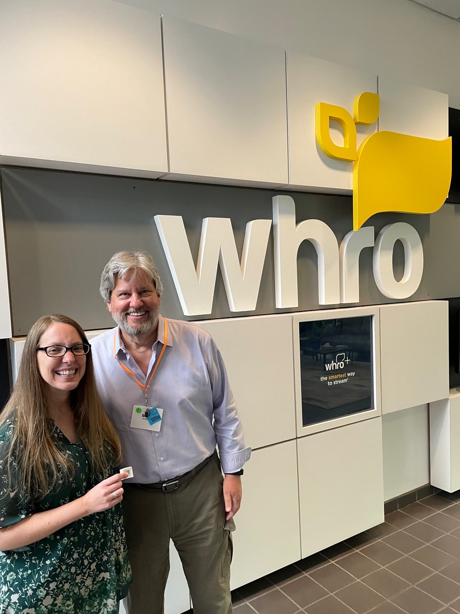 WHRO's tweet photo. HAPPY ANNIVERSARY to Belinda Elliott 🎉

She's celebrating 10 YEARS here at WHRO as our Associate Director of Marketing!

Give her a big ol' congratulations on the milestone... https://t.co/wbz2zOaSBj
