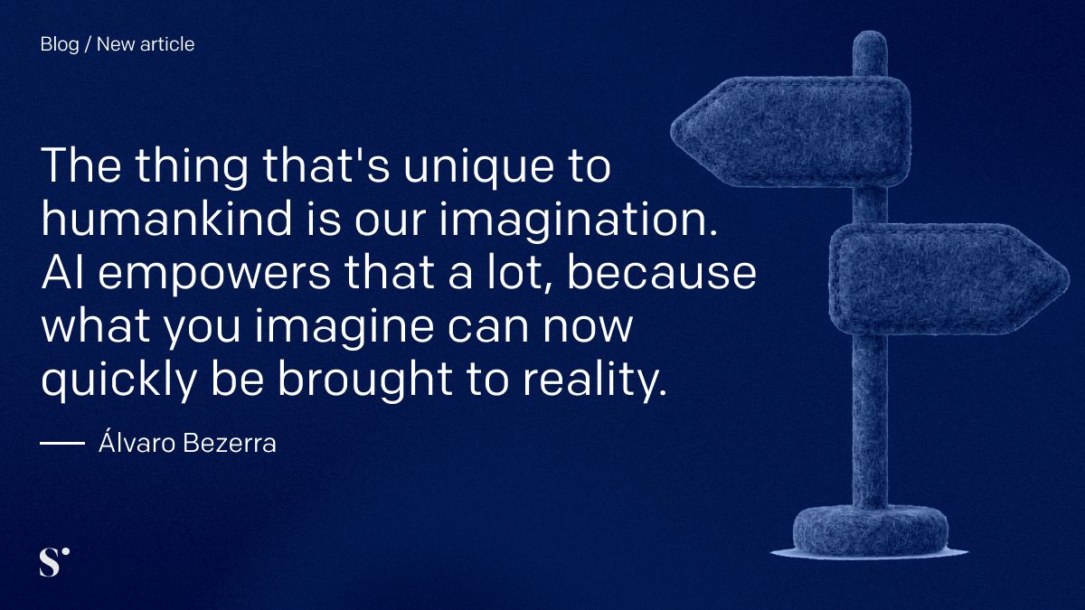 subvisual's tweet photo. More important than reading is being critical about what you're reading. That's the real go/no-go factor with AI, according to Álvaro Bezerra, PM at Subvisual. It's how he sums up "A PM's Guide to AI." 

Link in bio for the full article.

#productmanagement #aiproduct #criticalthinking