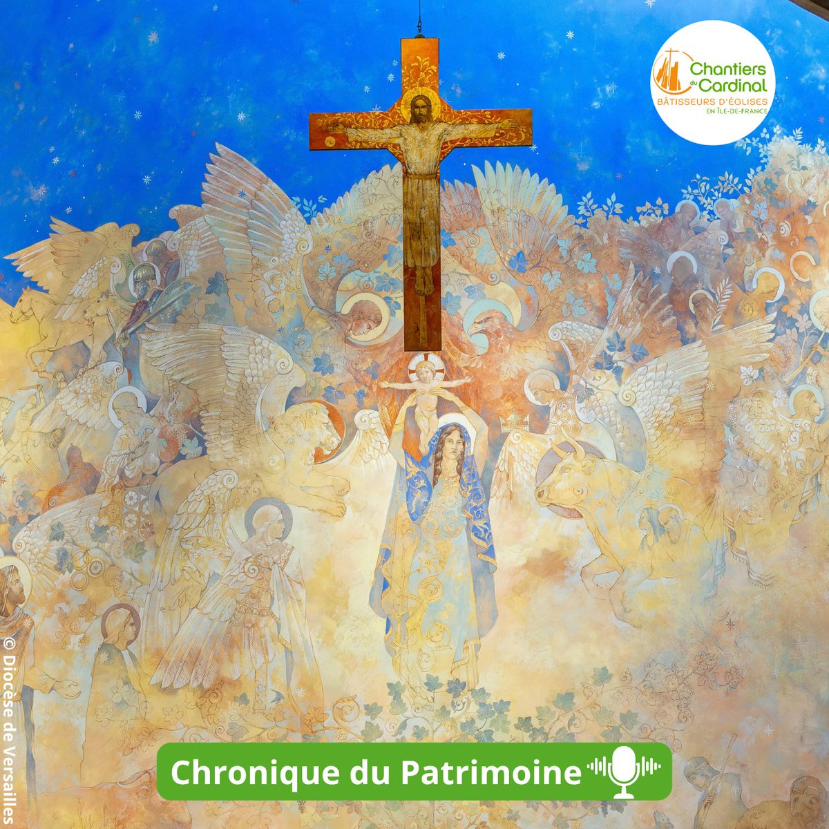 ChantiersCardi's tweet photo. 📻 Nouvelle chronique #patrimoine ⛪

🎙️"Je connais sa lumière aux différentes heures du jour et ses variations suivant les saisons, je connais ses couleurs, sa résonance, en un mot, sa personnalité." Augustin Frison-Roche 🧑‍🎨

👉 https://t.co/kv4Obirx5d #artsacré #patrimoine https://t.co/RHlqw6est2