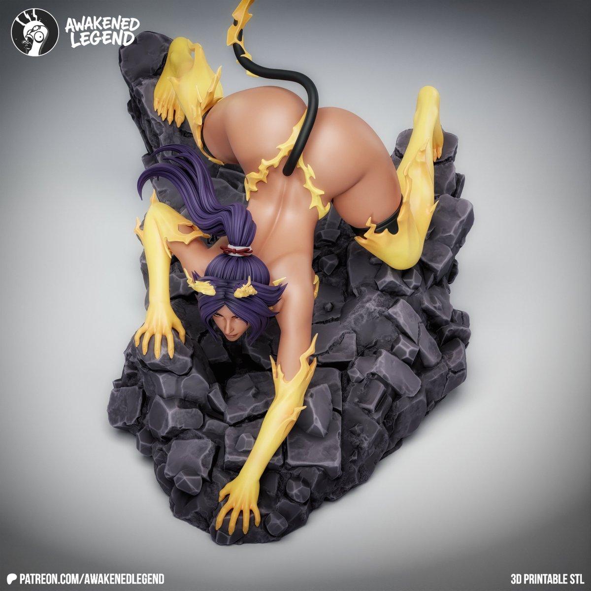 AwakenedLegend0's tweet photo. Yoruichi Shihouin- October Release
Yoruichi from Bleach is now available on my patreon,
induding her 3 different versions and 2 head switch-out
portraits.
#YoruichiShihouin #Bleach  #3DPrinting #STL https://t.co/m2V29ig5fq