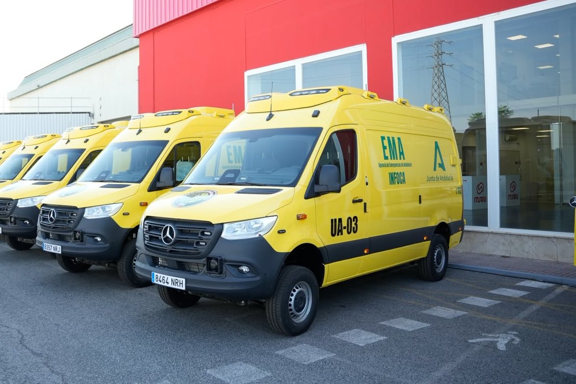 Plan_INFOCA's tweet photo. 🚒 El dispositivo EMA INFOCA incorpora 8 nuevas unidades móviles de última tecnología para optimizar la toma de decisiones en la extinción de #IIFF y emergencias.

🔄 Sustituirán a las actuales Unidades Móviles de Meteorología y Transmisiones (UMMT) en los PMA. Inversión: 1,5 M€ https://t.co/3aqiAZuvk6