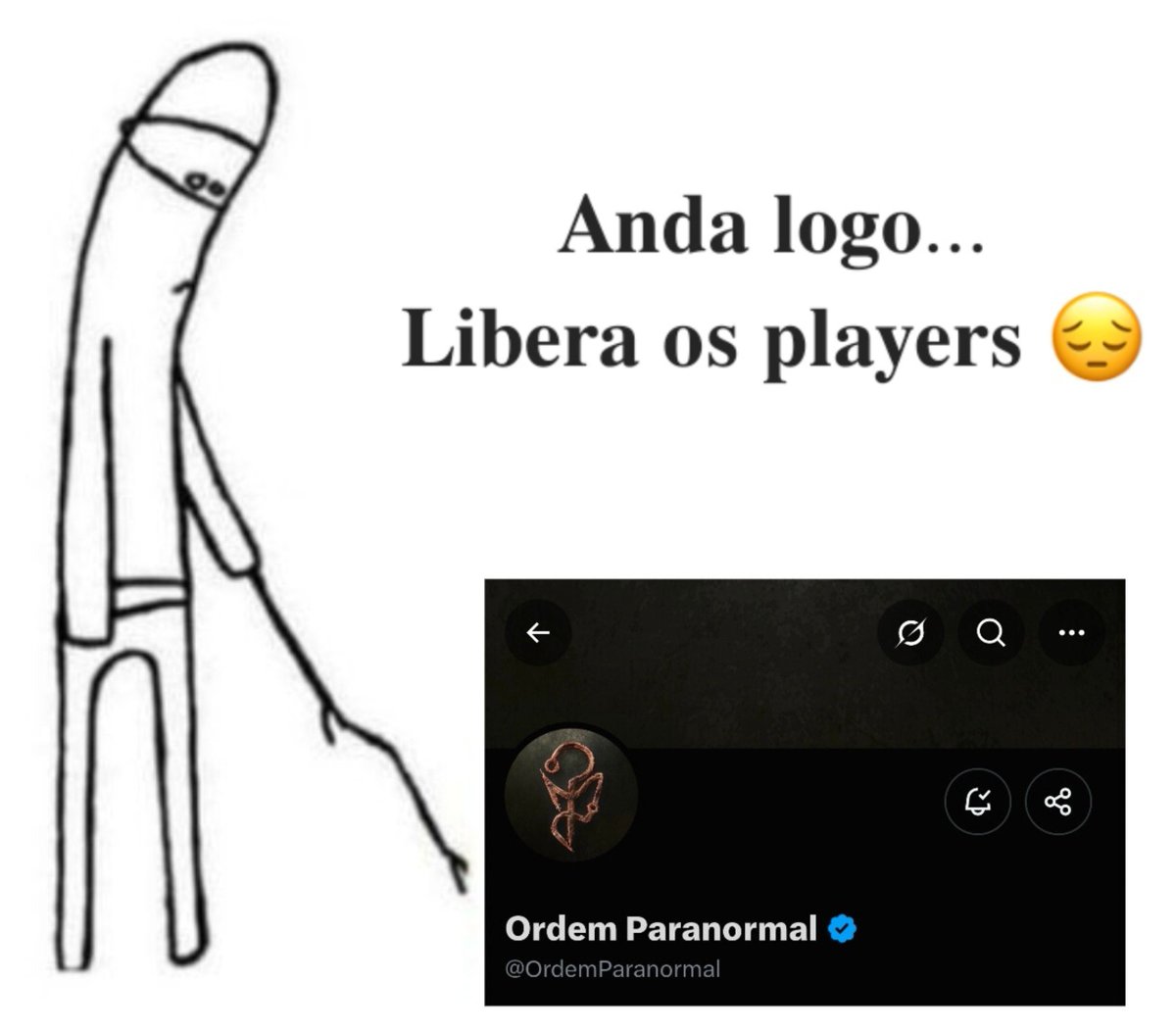 Dakara_San's tweet photo. LIBERA OS PLAYERS AI VAI 😔 https://t.co/rEW6UGRLUQ