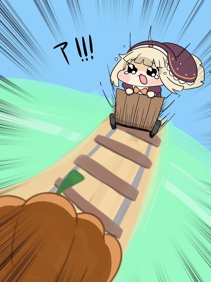 millmochi's tweet photo. トロッコ問題関係なく
普通に大ピンチな  #ｽﾋﾟｷ https://t.co/5s62CiqmSL