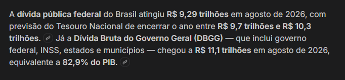 Davi_CMR's tweet photo. @SkXllV1 @dessiiik_ Kkkkk parabéns, gênio da economia! Sabe o que significa na prática o país dever 82,9% do PIB? Significa que o governo torra a nossa grana pagando os juros desse rombo em vez de devolver o dinheiro para a população em saúde, educação e segurança.   É menos dinheiro para o POVO https://t.co/3vdxdJQkqp