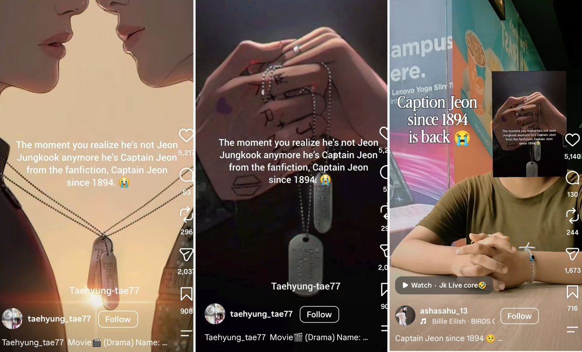 humanlouvreart's tweet photo. What misinformation is this?? Why so many people are confusing two completely different ff?
They use MY art but this is NOT my ff! This is so weird.
The art &amp; the soldier tags are from MY ONLY ONE taekookau. I am the artist. Please stop confusing! Show some respect to fanartists. https://t.co/zjZ5cKPHUA