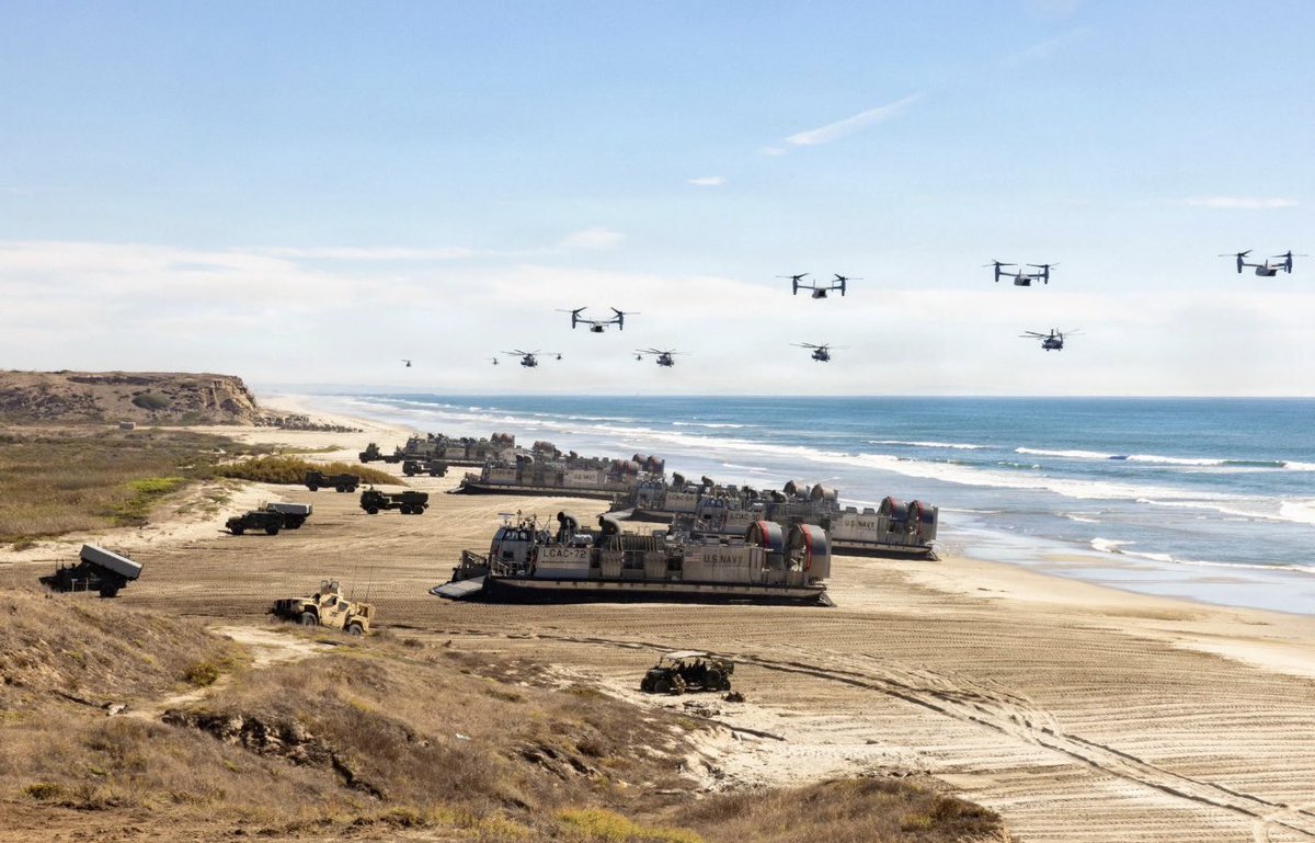 RuskiVodkaa's tweet photo. #BREAKING 🚨 Signs the Trump administration may be preparing for possible ground operations in Iran. According to Axios, the USS Makin Island Amphibious Ready Group and 13th Marine Expeditionary Unit are heading to the Middle East with roughly 2,200 Marines, F-35B fighter jets, helicopters and amphibious vehicles—enough equipment to establish a potential beachhead.