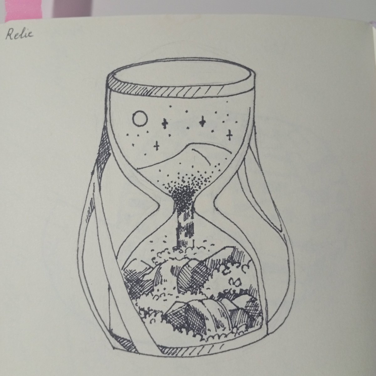 Levibriss's tweet photo. #inktober day 2 - Relic https://t.co/9cf0228wKx