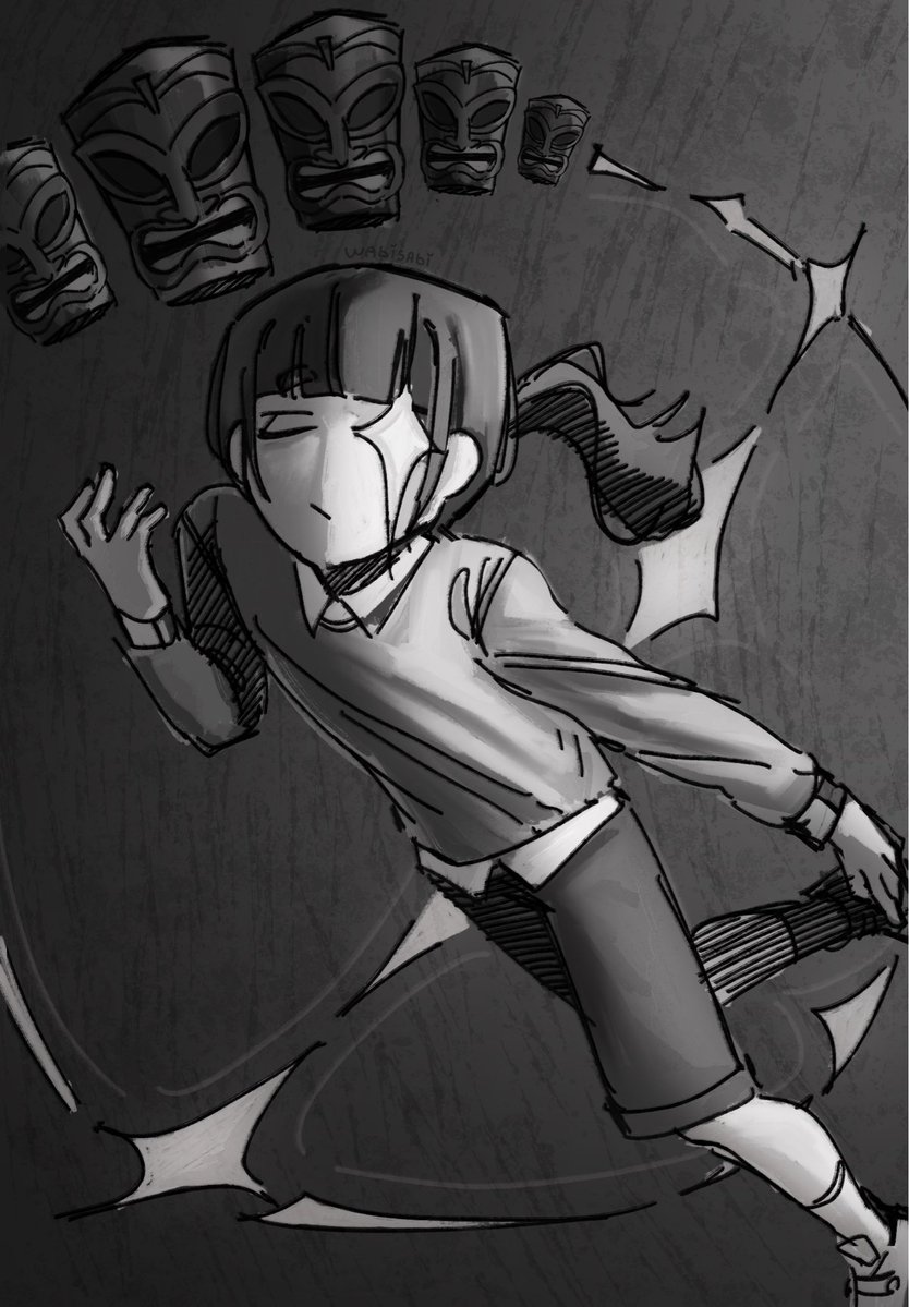 _wabis's tweet photo. Inktober day 2. relic 

I just noticed that there is inkcamp after I started inktober... well, okay =[ 
#inktober #dctwt #disventurecamp https://t.co/LoT0QZJsHP