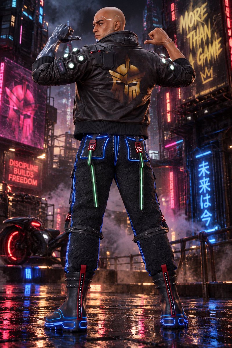 CryptoRabitHole's tweet photo. The much anticipated @EternalBladesW reveal has started!

They’re still appearing, but one of my favourites so far is of course my new CYBERPUNK warrior!!! 

I was really hoping for this combo - I’ll throw in the concept piece I did while we were waiting to mint, how close was I @GemBatu_ ? 😜

Thanks for bringing this awesomeness to Web3!