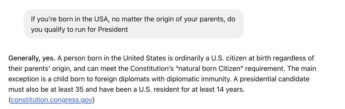 PhilDaniel1387's tweet photo. @rage_by72458 @dmsclemson @RepNancyMace CHATGPT IS CORRECT
I am a Citizen

I have an American Birth Certificate &amp; Passport
&amp;
THERES NOTHING YOU CAN DO ABOUT IT
Not my problem, that you believe some bullcrap, that would fail in court
Be fueled by rage as much as want, hope you have a stroke

Bye Fuckface

#CITIZEN https://t.co/1gOcR86YrN