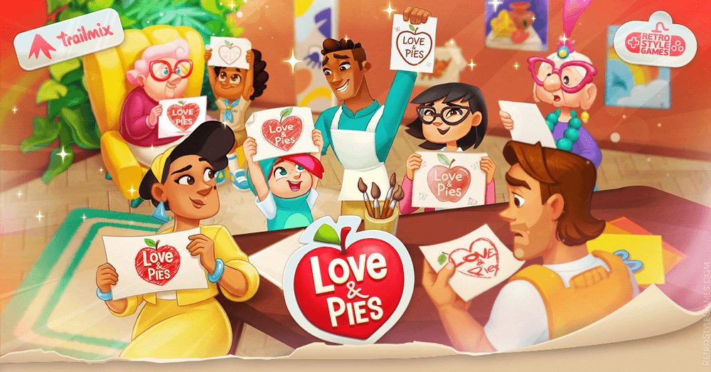 RetroStyleGames's tweet photo. Great art doesn't decorate a game. It sells it.

For Love &amp; Pies, that meant icons that pull the eye, event scenes that work like posters, and character animation that turns a view into an install.

5M+ downloads and a 4.3 rating on Google Play 🥧 https://t.co/wWhIapfif0