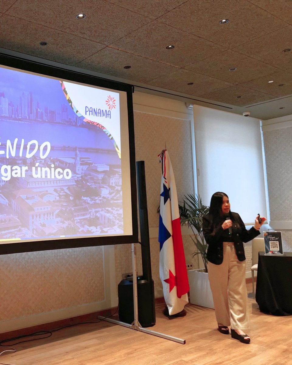 promtur_panama's tweet photo. La agenda permitió exponer las fortalezas de Panamá como centro logístico, financiero y corporativo, además de presentar los atributos y experiencias que distinguen al país como destino turístico.

#PanamaAnfitrionDelMundo #PanamaHostToTheWorld https://t.co/0d9KocRxrP