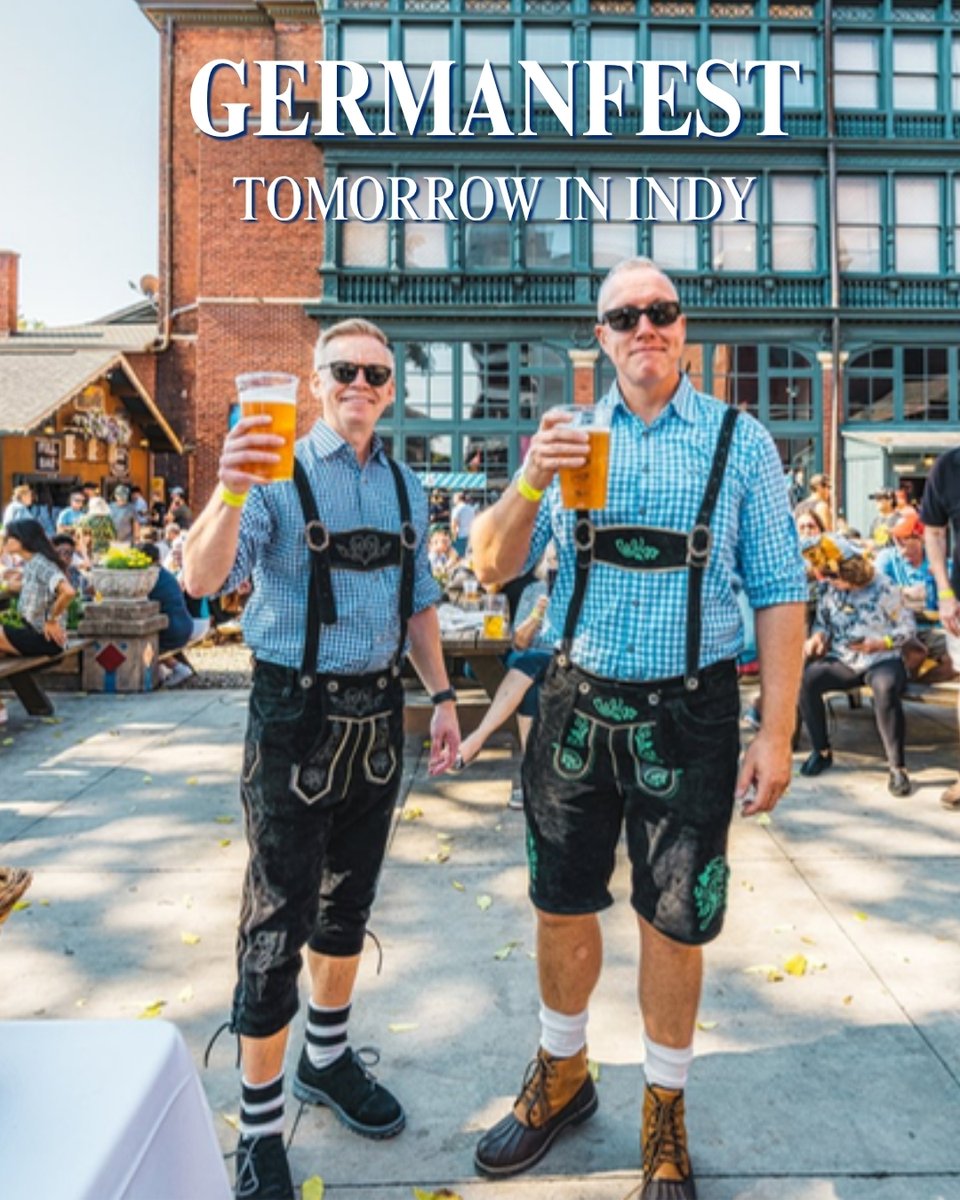 VisitIndy's tweet photo. GermanFest is TOMORROW! 🇩🇪🍻

Head to the Athenaeum for a day of German food, beer, live music, games, contests and the Dachshund Dash. 🐶

📅 Oct. 3 | 11:30 a.m.–6:30 p.m.
📍 The Athenaeum

Plan your visit at https://t.co/5N9jgGXeqT https://t.co/l1CYUqFvf0