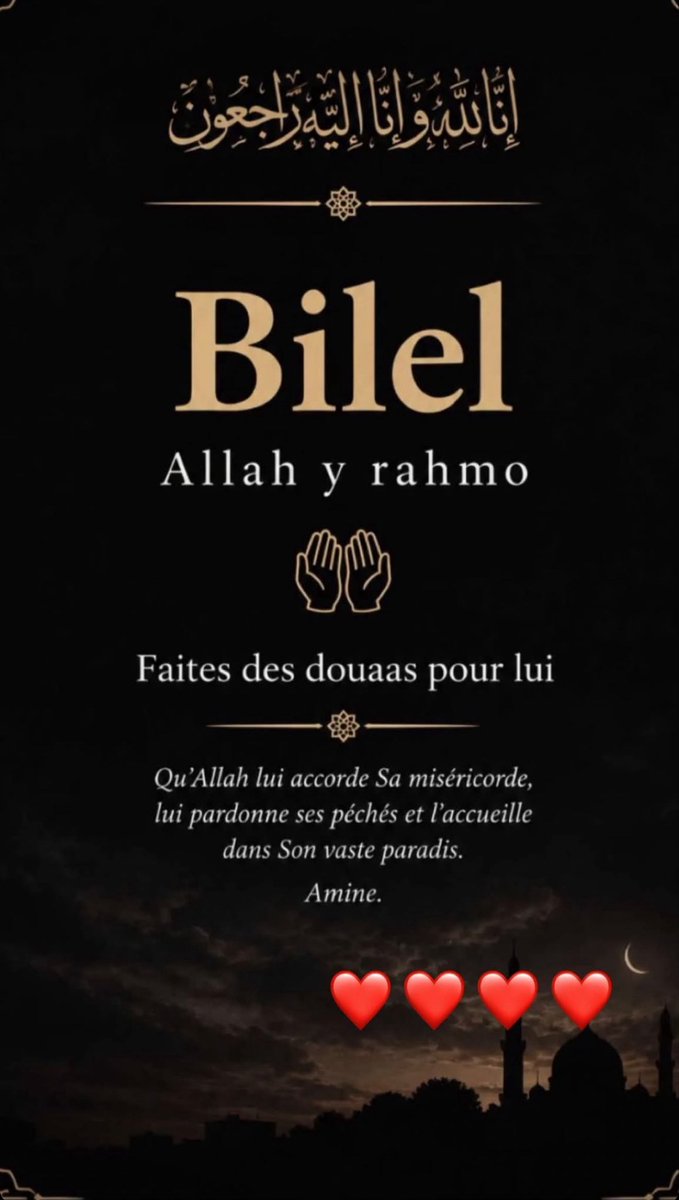 LE__H92's tweet photo. Faites des Duaas pour lui, Allah y rahmo, Qu’Allah vous récompense pour vos Duaas et vos bonnes intentions 🤲🏼 https://t.co/PAeXxbzmRU