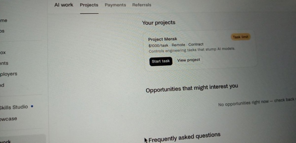 RishabhCha93078's tweet photo. 🚨 REMOTE AI OPPORTUNITY 🌍

Get paid $220/hr to evaluate AI-generated answers.

Open to students, graduates.

💰 Pay: $220/hr 
💼 Remote
⏰ 6 hours across 2 days
🌍 Worldwide

If you use chatgpt regularly, this may be worth checking out.
#remotework #job #onlineearning https://t.co/rucApzfLg9