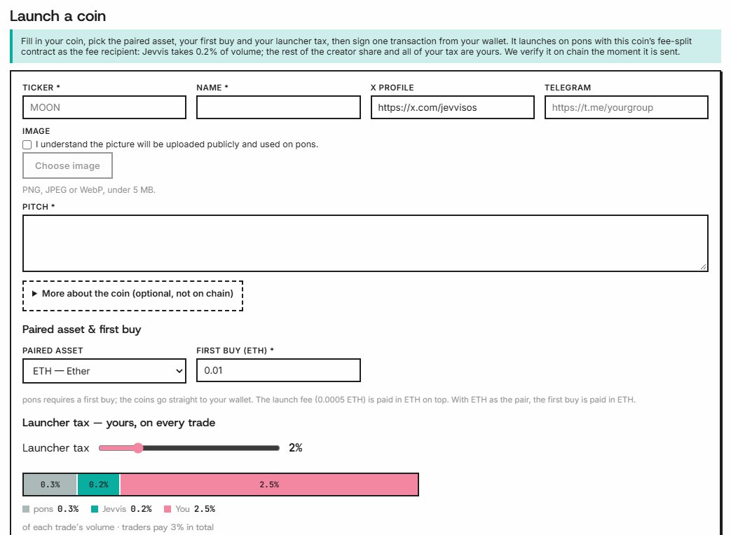 jevvisos's tweet photo. Why PvE?

Launching a coin on Jevvis is as frictionless as deploying on @ponsdotfamily.

For a fraction of a cent ($0.001 USDG), an elite KOL’s Digital Twin analyzes your token and broadcasts the breakdown directly to the network.

You can choose from over a hundred well-known crypto figures.

Ranging from everyday trench players to @VitalikButerin to evaluate your launch.

We analyze their full past year of X history to model each twin's decision framework.

Instant, verifiable conviction ratings from dozens of trusted minds delivered within seconds of deployment.

No predatory PvP sniper games. 
Just pure PvE coordination in the trenches. 

Powered by @typesafeai