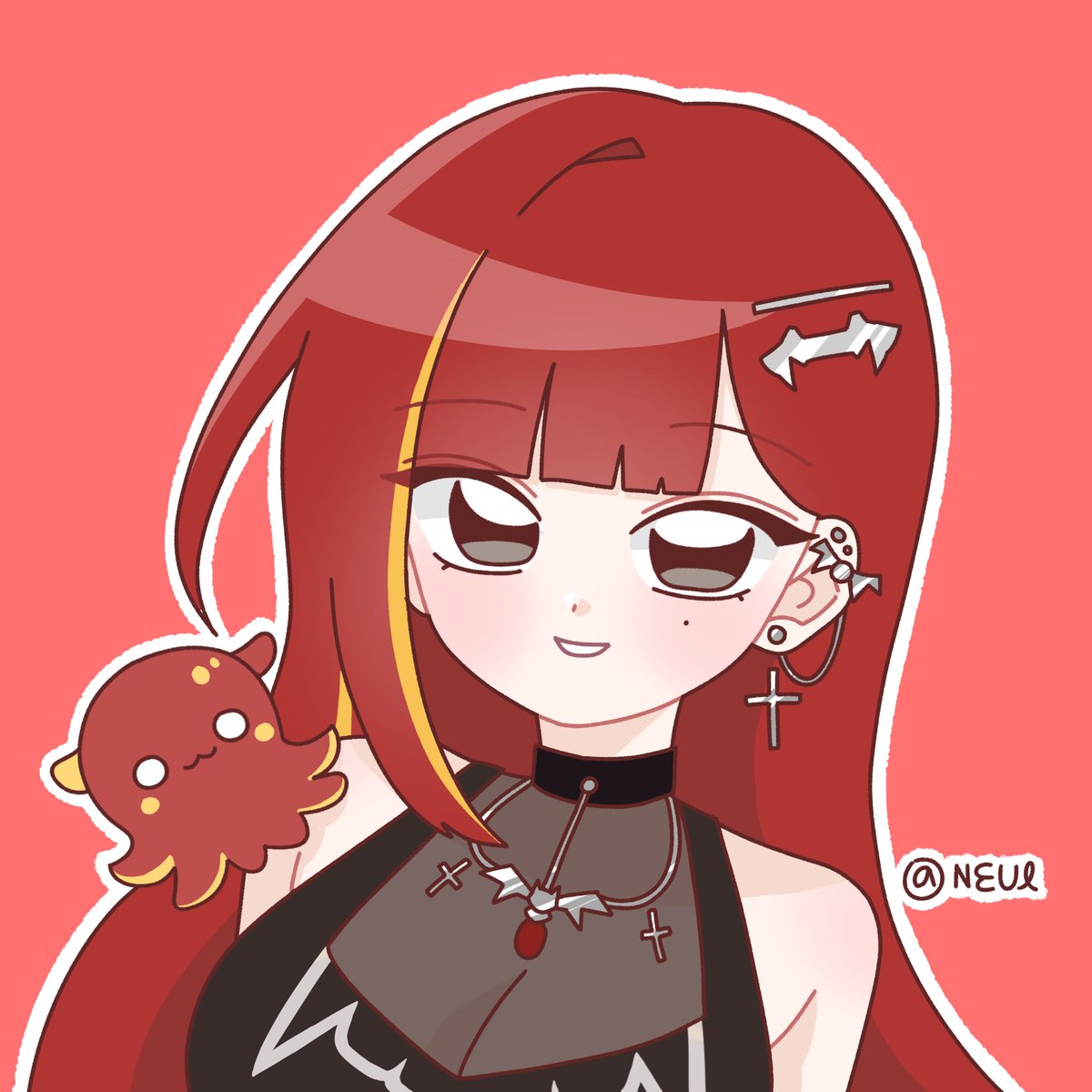 beneul_'s tweet photo. 늦어서 미안해요ㅠ 생일 축하하느뇨~ 🩸🍷

#Lize_art https://t.co/lqyqlItBXJ