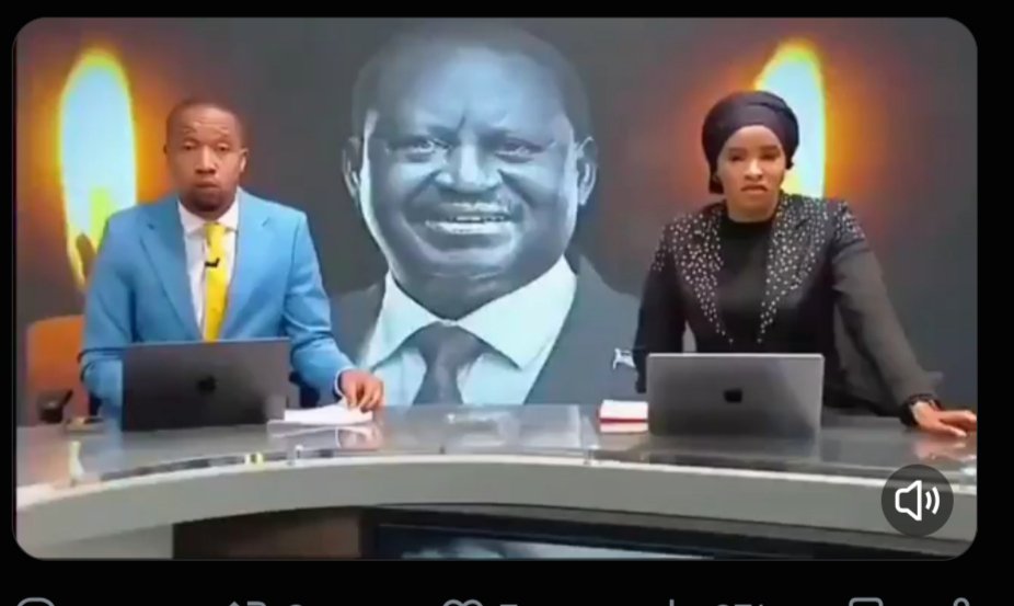 MuchiriSapery's tweet photo. This was the heartbreaking moment Citizen TV interrupted its programming to announce Raila Odinga’s death. Lulu Hassan and Rashid Abdallah struggled to hold back their emotions as the devastating news sank in. 😢💔
Still fill Fresh Baba Raila Continue Resting in Peace https://t.co/oP0wE4vpVJ