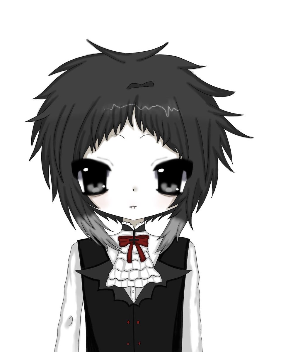 fyodormydear's tweet photo. I drew akutagawa as a vampire for Halloween does anyonelike it https://t.co/XTGeFiXDO3