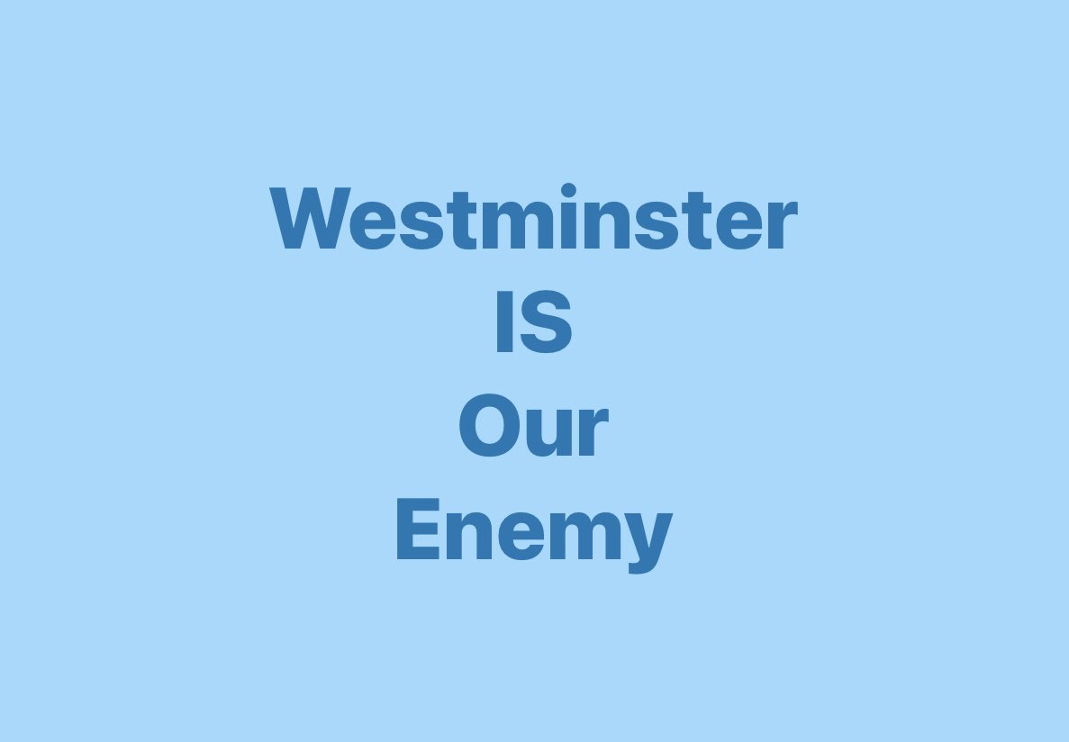 ClansmanIsle's tweet photo. Restore.

Reform.

Tory.

Labour.

All English political parties trying to keep Scotland held as an annexed nation.

They all should be cleared out of our Scottish parliament.

They prioritise the entrapment of Scotland.

They are England first always. https://t.co/i6qdjUwhNA