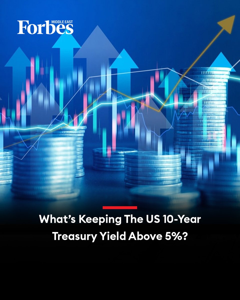 Forbes_MENA_'s tweet photo. The US 10-year Treasury yield remains above 5% despite the latest drop. What’s keeping it elevated and what does it mean for borrowing costs and global markets?

#Forbes 

For more details: 🔗 https://t.co/VsJVtvrp8o https://t.co/2ODb7oyX8q