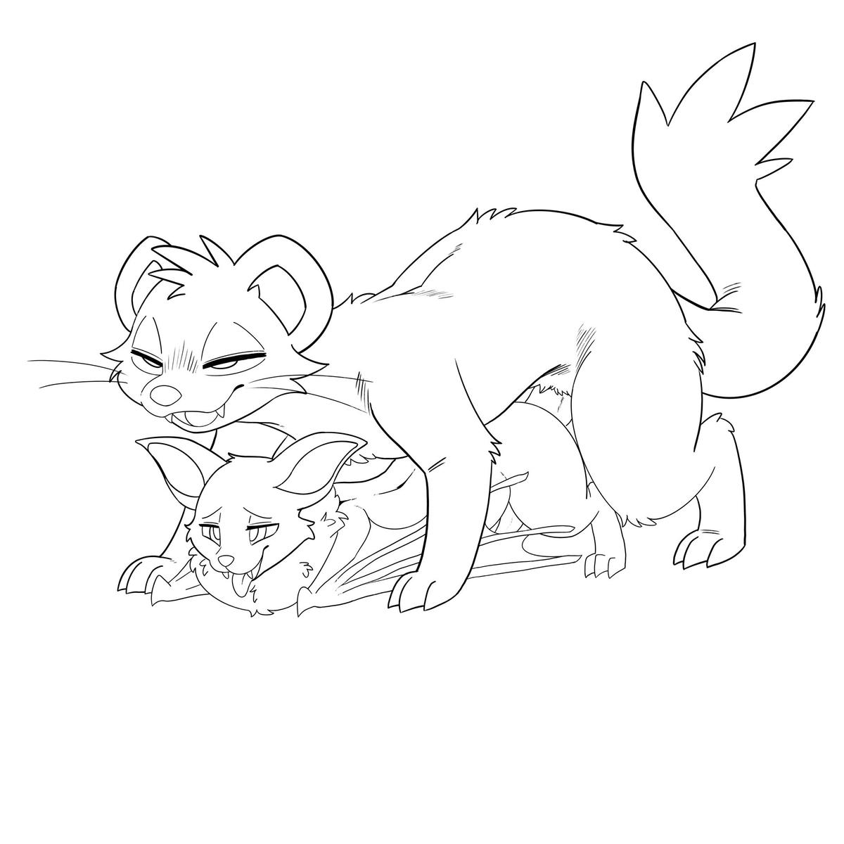 squigglydraws's tweet photo. Jester having some fun with Nico @MoonBat847 
This was an older doodle :3c https://t.co/6PcExxgnOe