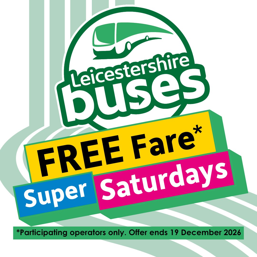 CentrebusLive's tweet photo. 🚌Free Saturday travel on all Leicestershire County Council supported services from 3rd October. For Centrebus, you can travel ANYWHERE on services LC1, LC3, LC4, LC5, LC6, LC7, LC8, LC9, LC10, LC17, MC1, MC2, MC3, MC4, MC5, HC1, HC2, HC3, HC4.

https://t.co/v7uYBgbFU1 https://t.co/kNsYirPR81
