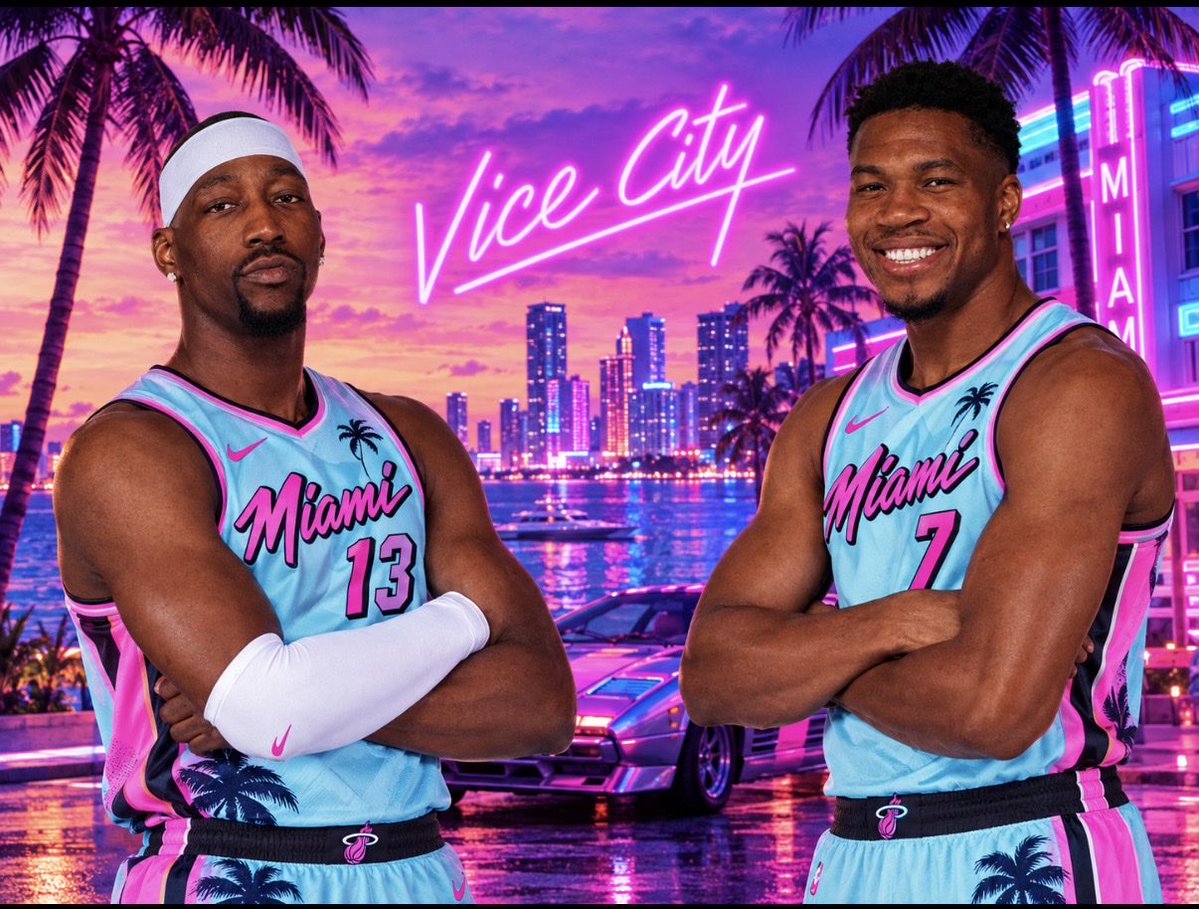 WadexFlash's tweet photo. MIAMI HEAT ARE PRIMETIME AGAIN:

- Heat season opener on ESPN
- Heat vs 76ers on Thanksgiving Eve
- Heat vs Bucks on GTA 6 Vice Night
- Heat vs Knicks on Black Friday
- Heat vs Celtics on Christmas 
- Heat vs Thunder on New Year’s Eve
- Heat vs Spurs on President Day
- 31 nationally televised games

THE BRAND IS AT AN ALL-TIME HIGH