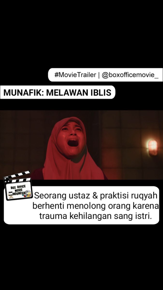 djbass04's tweet photo. Special Trailer - Munafik: Fighting the Devil

Amid the dark terror stalking Ustaz Adam, ever-greater temptations keep coming his way. Can he resist the Devil’s whispers and threats? Munafik: Fighting the Devil, in cinemas September 3, 2026. Buy https://t.co/LqJWRgrpAP