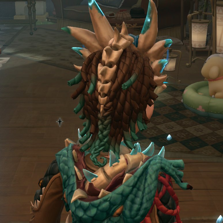 samsadayo's tweet photo. the braid blending in with the bone is so peak https://t.co/FFTXfPf0Rz
