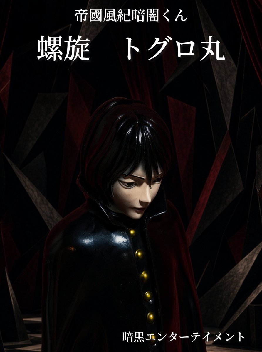 NAGARE6666's tweet photo. 帝國風紀暗闇くん

螺旋　トグロ丸（素顔）

#ソフビ https://t.co/sWMKE2v7N3