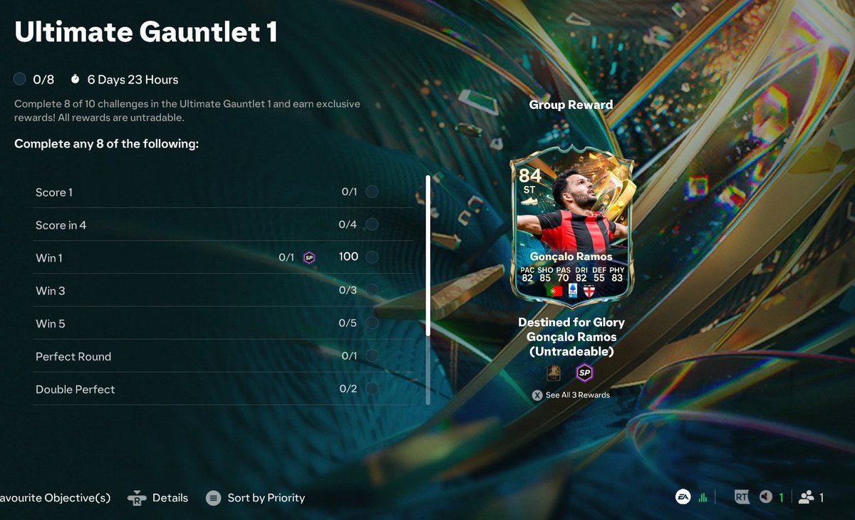 FIFA22_INFO's tweet photo. 🚨 Fastest way to do gauntlet

• ✅ Perfect Round 3 Times
• ✅ Only 6 Wins

This will save you doing 14 games https://t.co/y8w6IXbgOQ