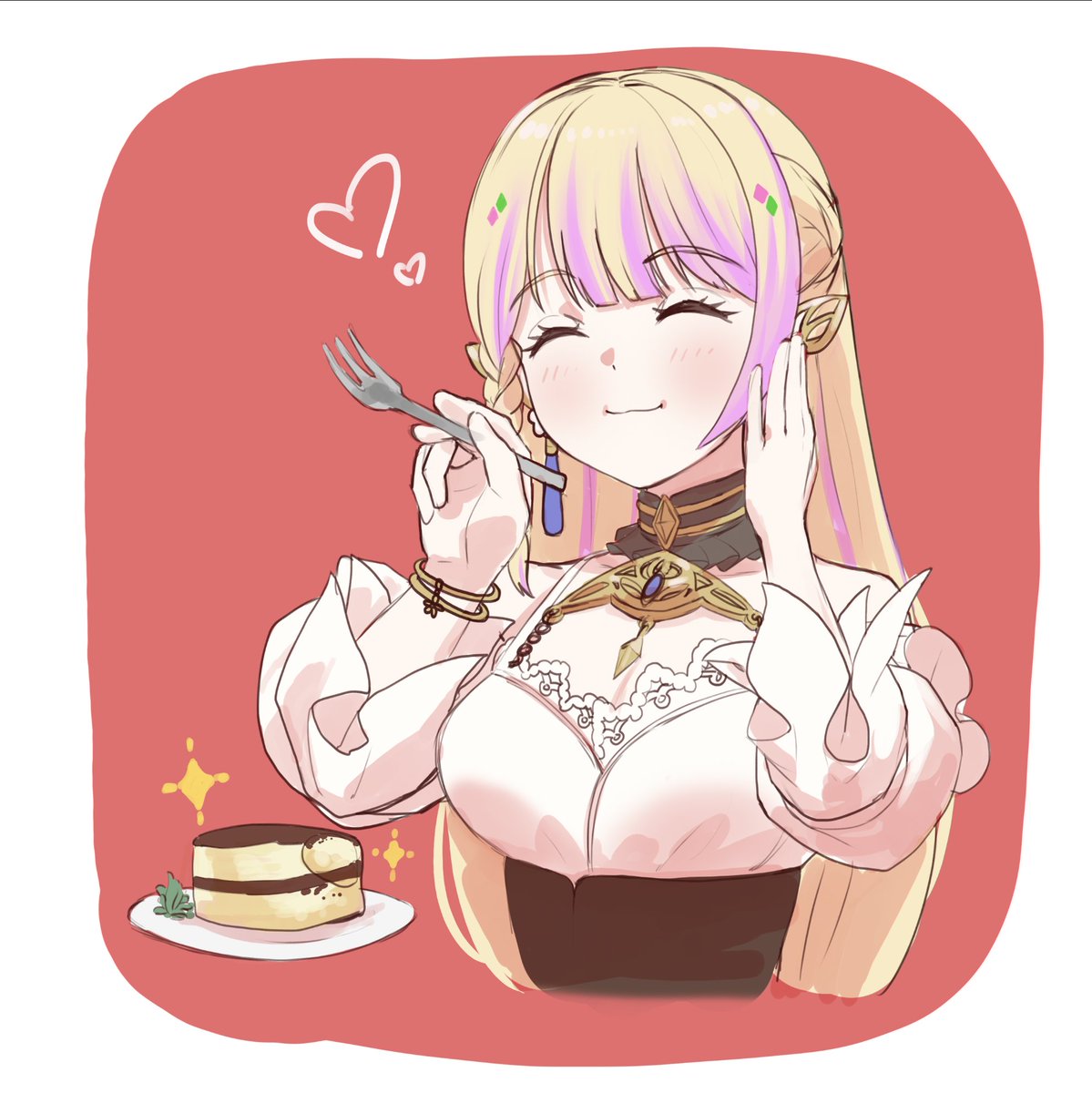 MELTDOWNER_0's tweet photo. ティラミスうめうめ

#アロ絵 https://t.co/tFjXcrQ8JB