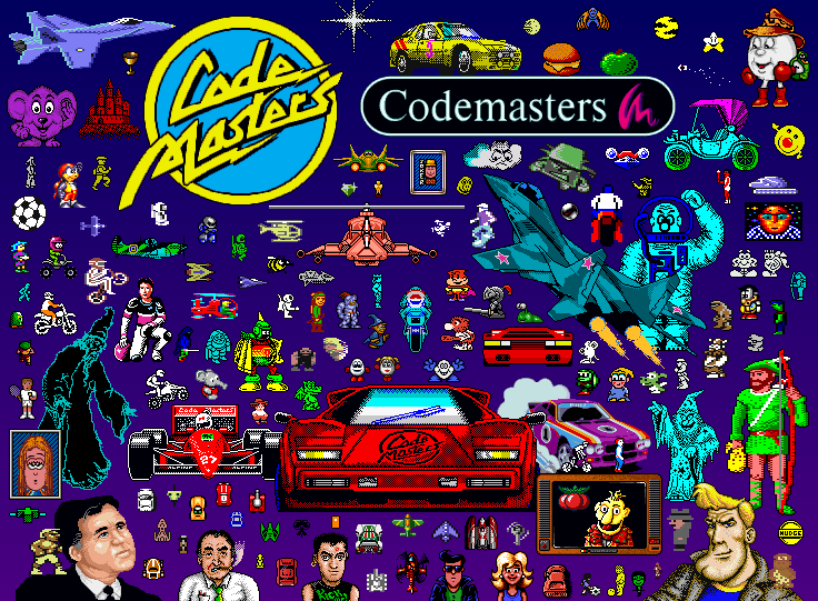 yolkfolk_com's tweet photo. It was 40 years ago this month when the Darling Brothers founded Codemasters.
Why Pay More?
The Fun Starts HERE!
Absolutely Brilliant!
Besides Dizzy, how many other sprites do you recognise?
(The second image is a double scale of the original.)
#codemasters @DavidDarling https://t.co/MZlSZED4Qi