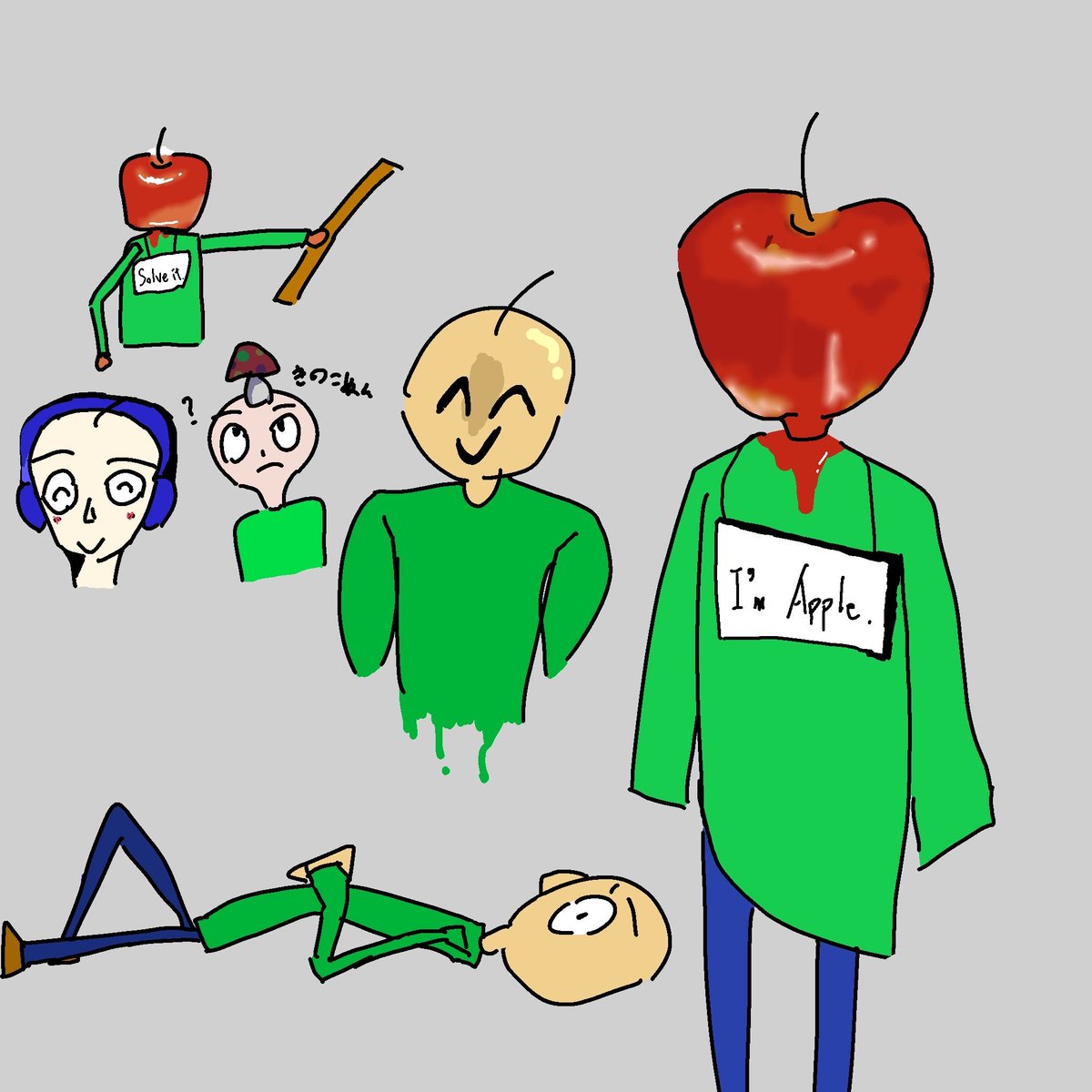 outFiniy_dream0's tweet photo. #Baldi https://t.co/BprMNaKNMA