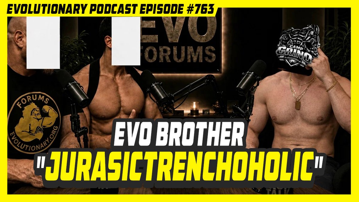 EvolutionaryPo's tweet photo. https://t.co/QMYdlMVhyQ 763 - EVO Brother "jurasictrenchoholic"

https://t.co/w8Iz1FCSPC

https://t.co/yp7pWsBmWo
 
https://t.co/AMIP1J2Ic3

https://t.co/ziYFyeFu9Y

#evolutionarypodcast #evolutionaryorg #bodybuilding #steroids https://t.co/sgJgHdAF6z