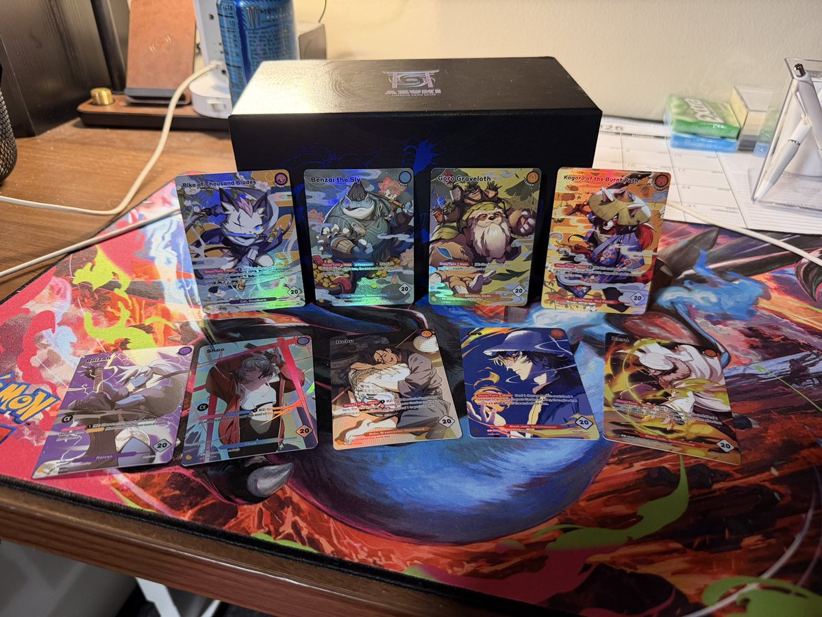 QuinnHillerich's tweet photo. Shiny cardboard🤩
@AzukiTCG @Azuki @Zagabond https://t.co/YT2jfrHCAq