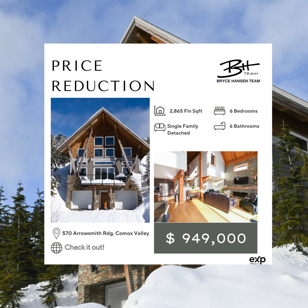 eda_geni's tweet photo. Your ultimate mountain retreat just became even more attractive. This 6-bedroom, 6-bathroom luxury chalet in Beaufort Heights offers four private suites, alpine views, a cedar sauna, heated driveway, and exceptional rental potential. GST applicable. https://t.co/LNTUqYmFhN