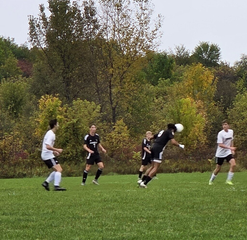 MayvilleSD1's tweet photo. Mayville Boys' Soccer edged out in a thriller against Lourdes/Valley Christian! The Cards went head-to-head in a nail-biter during this conference matchup, battling down to the final whistle before falling short 5-4. β#mayvillecardinals #mayvilleschools #cardinalpride https://t.co/eaKAqDiWLW