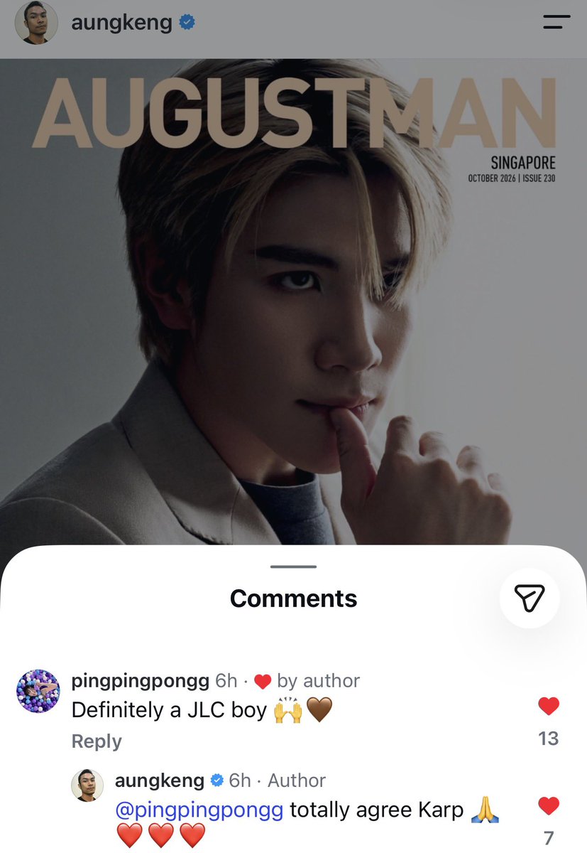 happyhearteu's tweet photo. "Definitely a JLC boy 🙌🏻🤎" - Communications &amp; Public Relations Representative of JLC Thailand 👀

#JaegerLeCoultre
#AUGUSTMANSG
#Fourthnattawat #โฟร์ทณัฐวรรธน์ https://t.co/JKW2zEKKLD