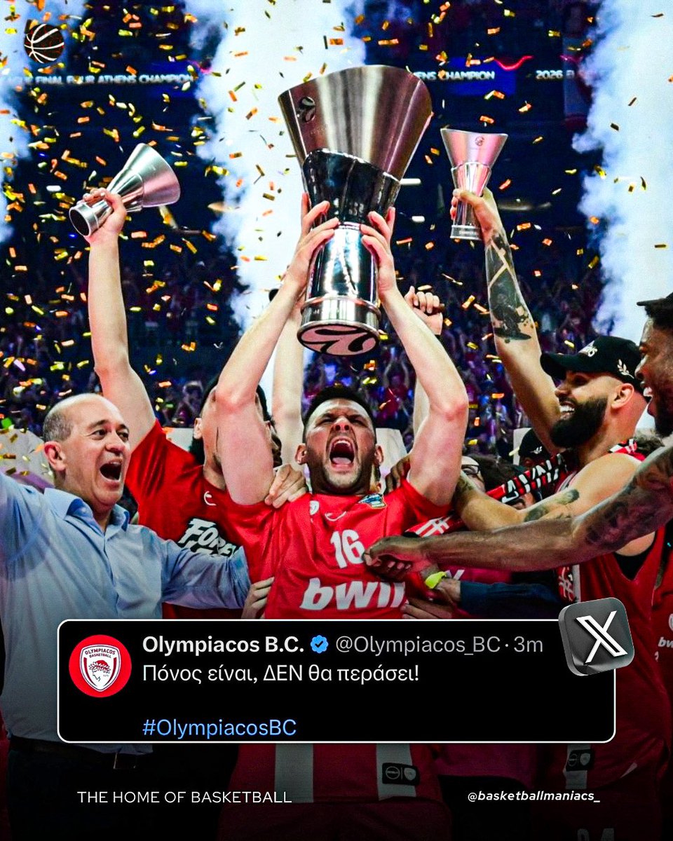 bballmaniacs_'s tweet photo. Olympiacos answered to Dimitris Giannakopoulos on X😳

#olympiacosbc #paobc #greece https://t.co/FRAEj6TYMH
