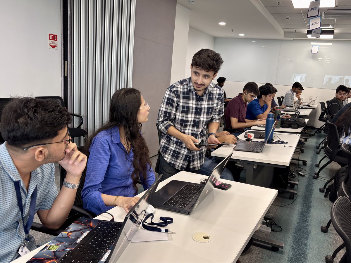 KarayatAj's tweet photo. Got a few more great #scenes from our amazing @neo4j #Hackathon! ✨
@alexandererdl @emileifrem
#Neo4j #GraphDB #GraphDatabase #DelhiNCR https://t.co/MYe2ZsRn3k