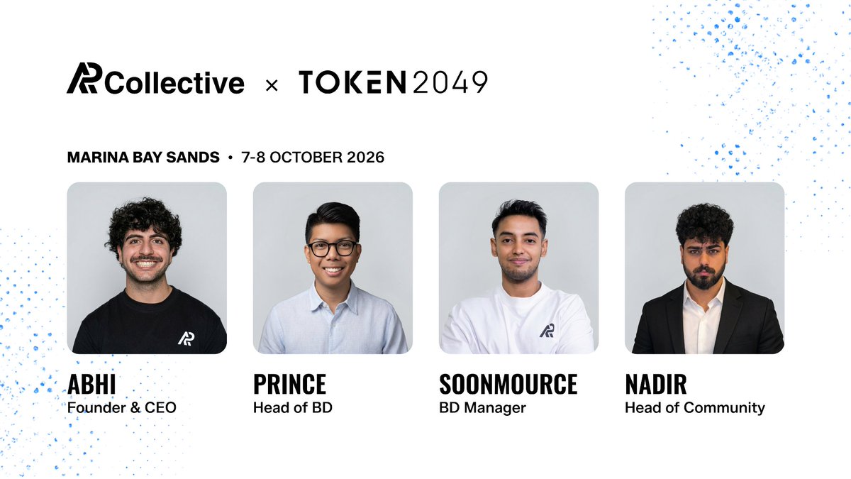 apcollective's tweet photo. We’re running it back.

AP Collective will be at @token2049 Singapore this year 🇸🇬

If you’re around, let’s connect. https://t.co/2TPt2oja2B