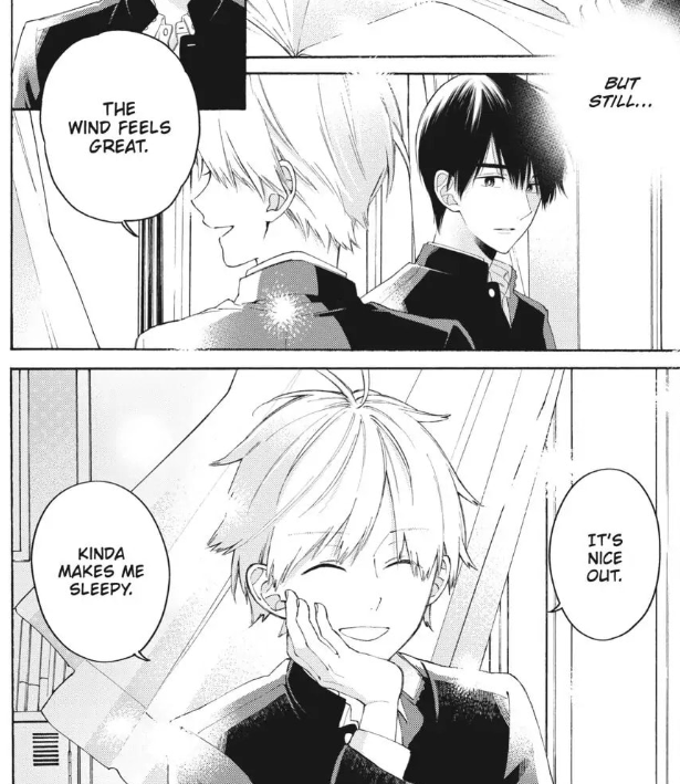 hisuisuhi's tweet photo. god i really hope those rumors abt an upcoming BL anime really is about a kiminai anime adaptation. do you guys know just how much i want to see this particular chapter animated. i need this to be real so bad https://t.co/UiNENmCrbS