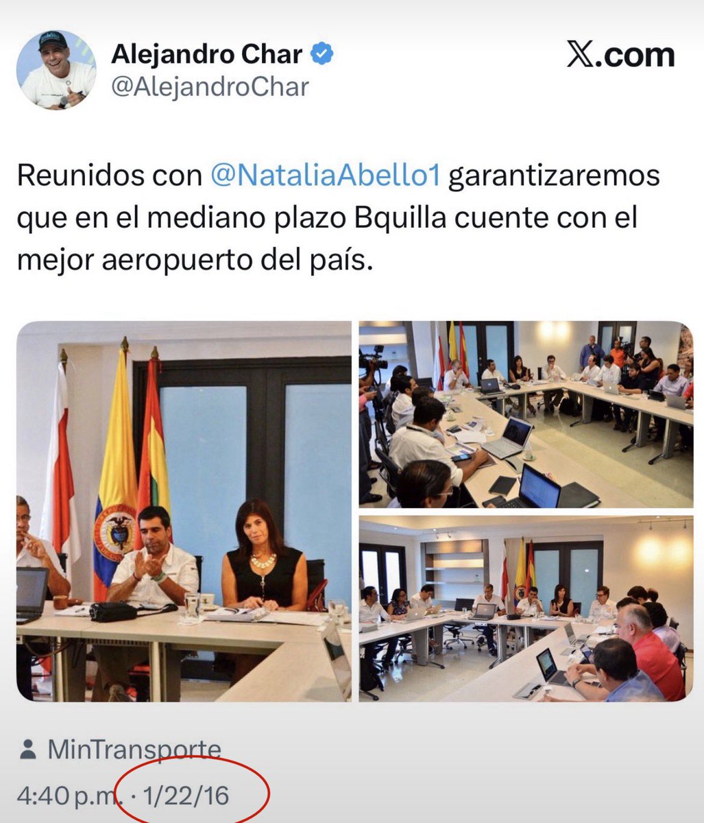 UnCafePorQuilla's tweet photo. Lo que prometió @AlejandroChar sobre las obras del aeropuerto Cortissoz hace 10 años:

👉 “Garantizaremos que en el mediano plazo Bquilla cuente con el mejor aeropuerto del país.”🤦🏻‍♂️🤣

🤡👇 https://t.co/Wdxs2MIiRk