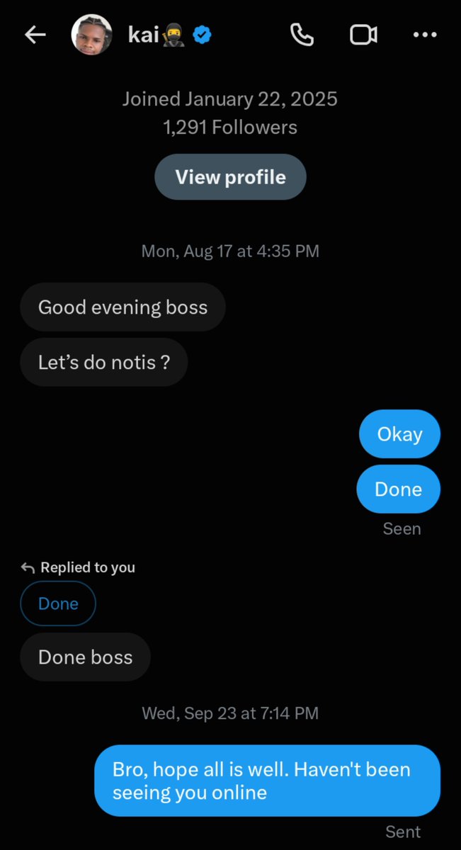 Firstsamuel93's tweet photo. This my guy na my big enggager, I noticed that he's not been active for a while, I sent him a dm to check on him. I pray everything is fine with him. https://t.co/gxxVNy7Kyi