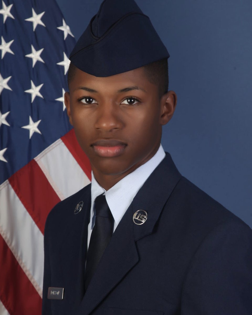 AttorneyCrump's tweet photo. Roger Fortson was a 23-year-old Senior Airman who chose to serve this country, and he was proud to wear that uniform. He was a devoted son, brother, and friend who was killed at the door of his own home. 

His family has carried that loss every single day, and the recent verdict in his death has broken their hearts all over again. I want everyone who loved Roger to know his life and his service mattered, and they will ALWAYS matter!

We will will keep fighting for Roger, and we will stand with them every step of the way as they pursue their civil case in federal court and seek accountability for the tragic loss of his life.