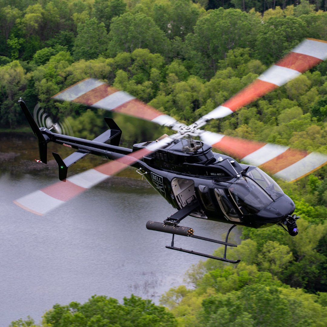 BellFlight's tweet photo. Equipped with state-of-the-art avionics and advanced weapons systems, the Bell 407M stands ready to meet a broad range of missions on the battlefield, even in the harshest of operational environments. 

Learn more about the Bell 407M and get an up close look in booth #2425 Hall B at @ausaorg, October 12-14. #Bell407M #AUSA2026