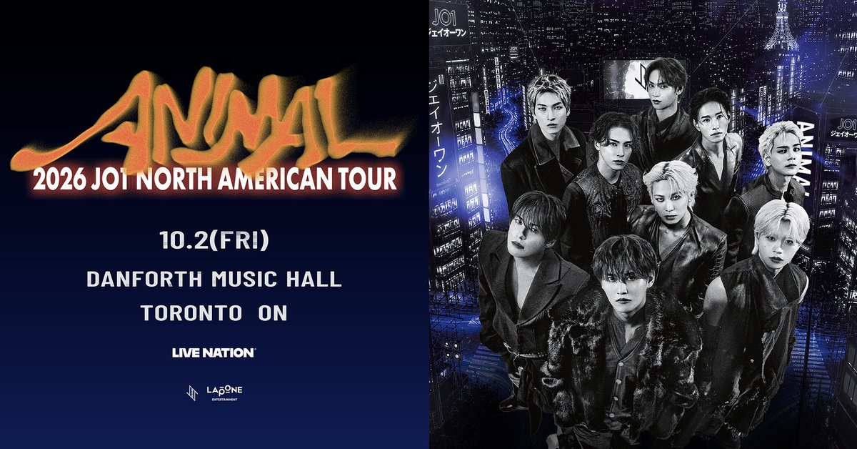 TheDanforthMH's tweet photo. TONIGHT: Get ready for a night of high-energy performances, infectious J-pop anthems and JO1 bringing their signature energy to the stage. See you in the crowd!✨
Set times below:
6:30pm - Doors
7:30pm - Show
*all set times are subject to change
🎟️: https://t.co/J2FHrivF4A https://t.co/4T9PkyhR9B